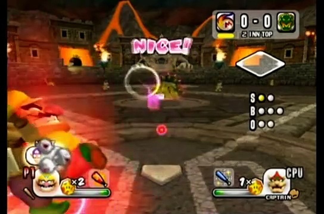 Mario Super Sluggers 100% Walkthrough Part 22 - Vs. Bowser & Credits