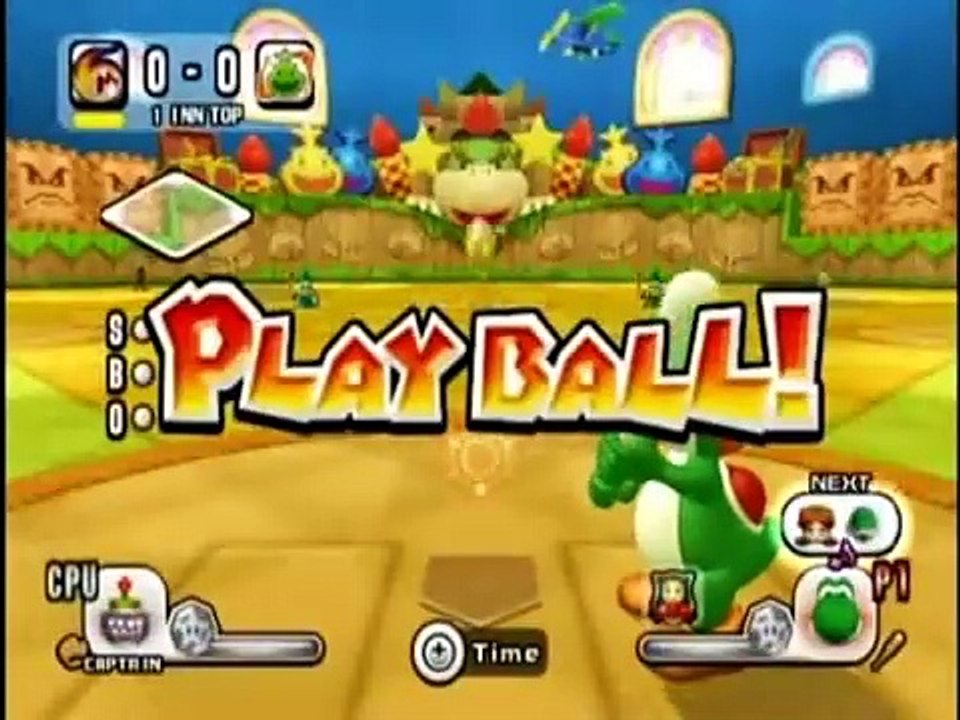 Mario Super Sluggers 100% Walkthrough Part 21 - Vs. Bowser Jr. (1)