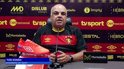 Presidente do Sport faz pronunciamento à torcida