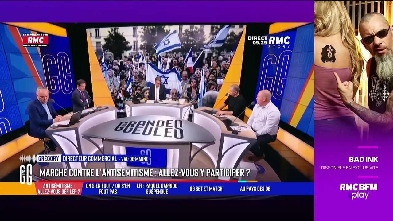 Guerre Israël-Hamas : violent clash aux Grandes Gueules sur RMC