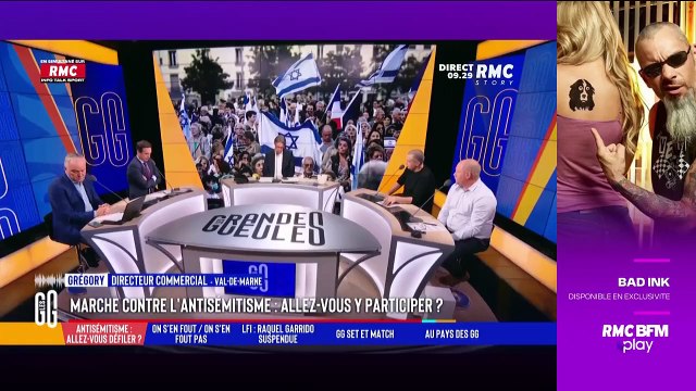 Guerre Israël-Hamas : violent clash aux Grandes Gueules sur RMC