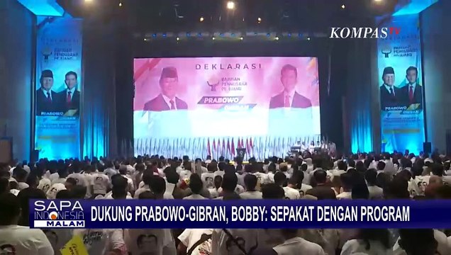 Dukung Prabowo-Gibran di Pilpres 2024, Bobby: Sepakat dengan Program