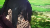Mikasa crying at Eren's Grave | Attack on Titan Ending Scenes | AOT Sad ending