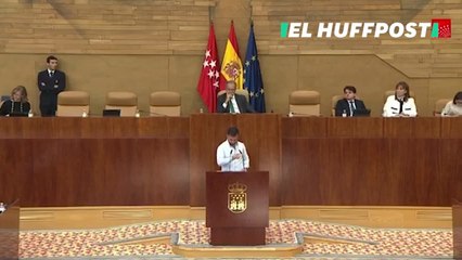 Santi Rivero interviene en la Asamblea de Madrid