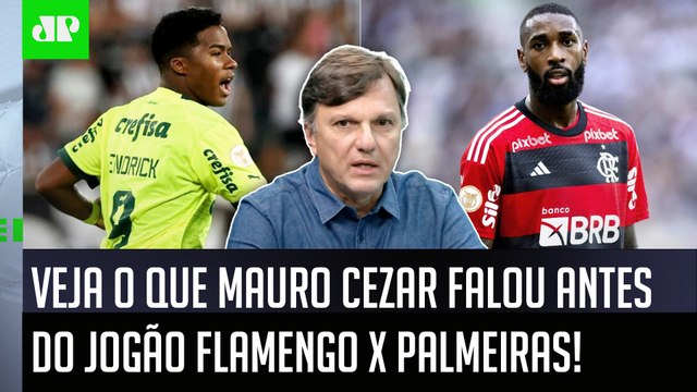 Eu acho UMA TEMERIDADE ENORME o Flamengo... Mauro Cezar É DIRETO antes do JOGO contra o Palmeiras!