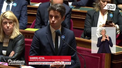 Harcèlement scolaire : "La peur est en train de changer de camp", assure Gabriel Attal