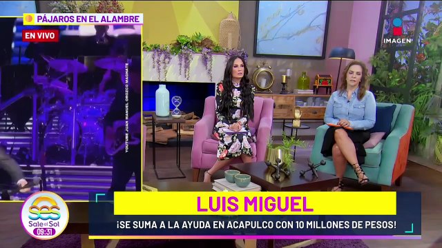 Luis Miguel DONARÁ 10 millones de pesos para AYUDAR a Acapulco tras Otis