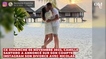 Camille Santoro s'exprime de nouveau après avoir annoncé son divorce, 