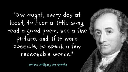Johann Wolfgang von Goethe Insights on Self-Discovery and Personal Growth