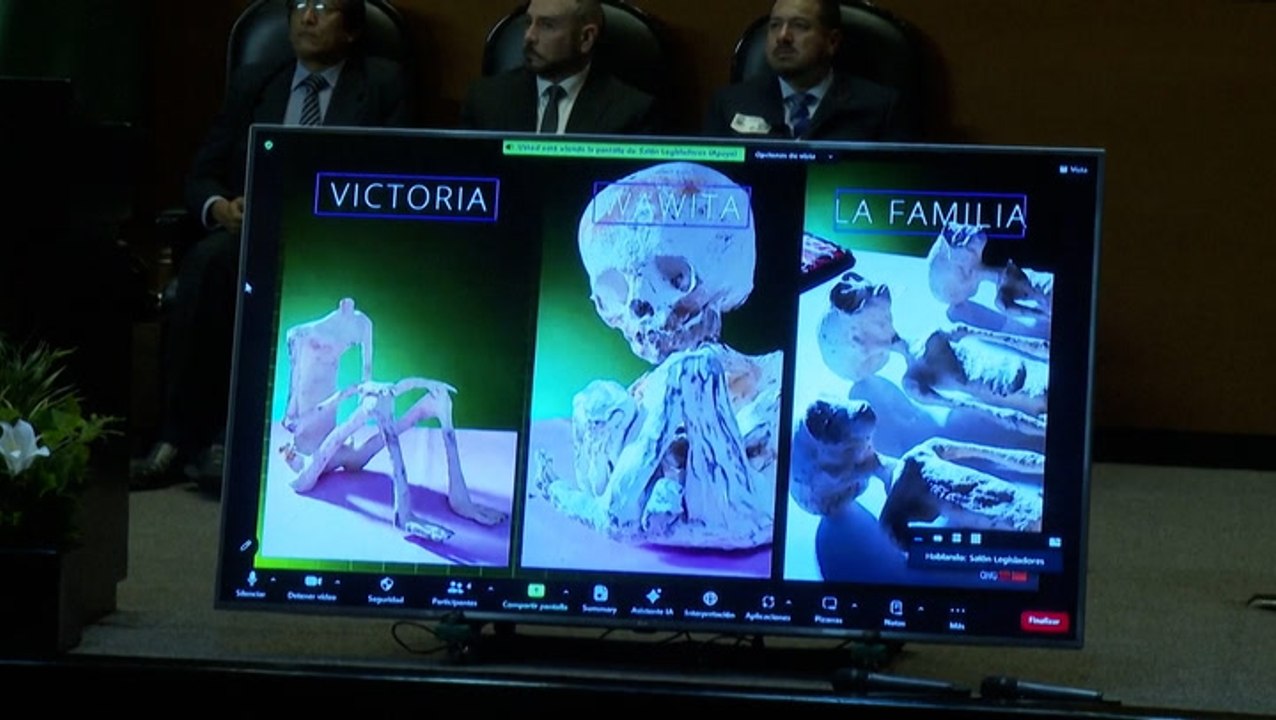 ‘Alien’ videos shown to Congress as UFO expert claims ‘non-human beings’ found in Peru