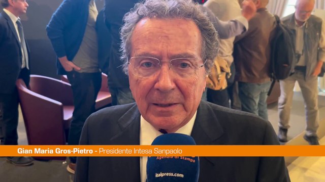 Gros-Pietro (Intesa Sanpaolo) Servono obiettivi etici per l'economia