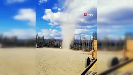 Amasya'da hortum paniği