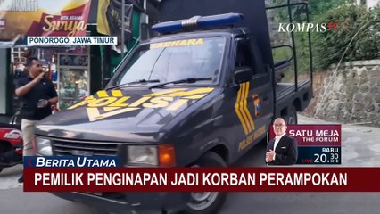 Jadi Korban Perampokan, Pemilik Penginapan di Ponorogo Alami Luka di Bagian Leher dan Kepala