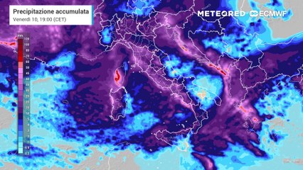 Tempesta Domingos sull'Italia