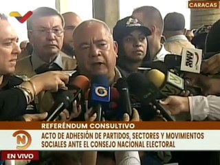 Pdte del CNE Elvis Amoroso: No hay diferencia para defender nuestra patria, sólo unidad