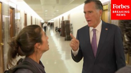 WATCH: Mitt Romney Confronted By Pro-Ceasefire Protester—Watch His Direct Response