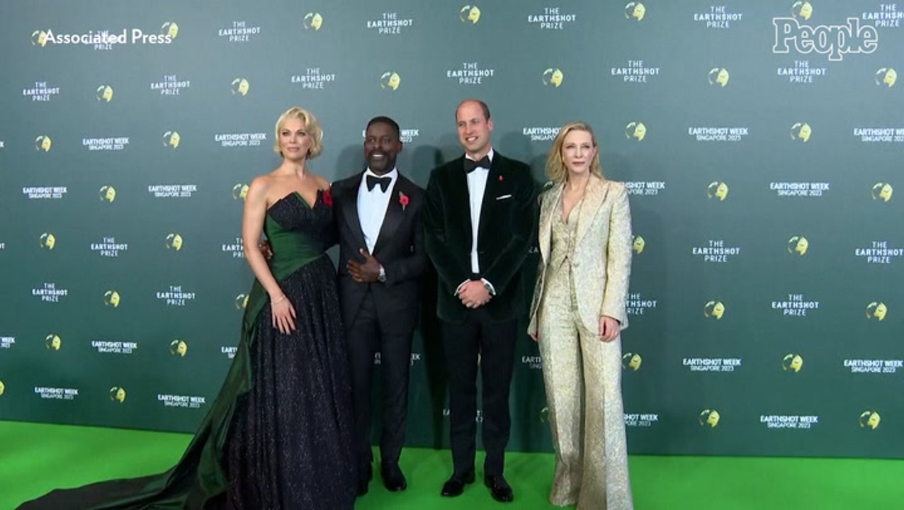 Prince William Hits the Green Carpet in Singapore for His Earthshot Prize Awards