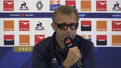 Fabien Galthié sur la coupe du monde 2027: "Cette équipe sera sûrement encore plus forte et expérimentée que celle qui a perdu face à l'Afrique du Sud"