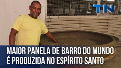 Maior panela de barro do mundo é produzida em Vitória