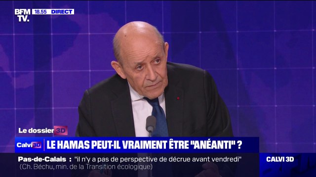 Attaques du Hamas: Pour l'ancien ministre des Affaires étrangères, Jean-Yves Le Drian, il fallait que Israël riposte