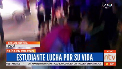 Seguimiento a la menor que cayó de la ventana de su colegio