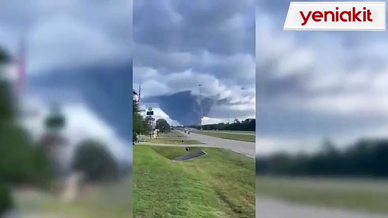 ABD'de korkunç patlama! Halk sığınaklara akın etti