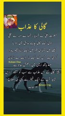 gali ka azab | hazart ali ke aqwal e zareen | hazrat ali ke aqwal | azab e qabar