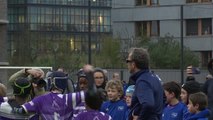 Bleus - Galthié a partagé un entraînement avec les enfants du PUC
