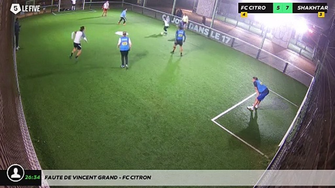 Faute de Vincent Grand - FC CITRON