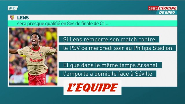 Le scénario qui qualifierait presque Lens en huitièmes de Ligue des champions - Foot - C1