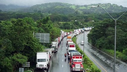 Tải video: Bloqueios em protestos antimineração aumentam tensão no Panamá