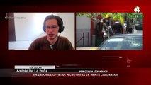 Andrés De La Peña habla sobre la oferta de Zapopan de micro depas de 39 mts cuadrados.