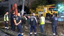 Kabataş-Bağcılar Tramvay Hattı'nda Enerji Direği Zarar Gördü