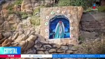 La Virgen de Guadalupe de La Quebrada no sufrió daños