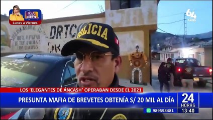 ¿Venta de licencias de conducir en Áncash? intervienen a funcionarios presuntamente implicados