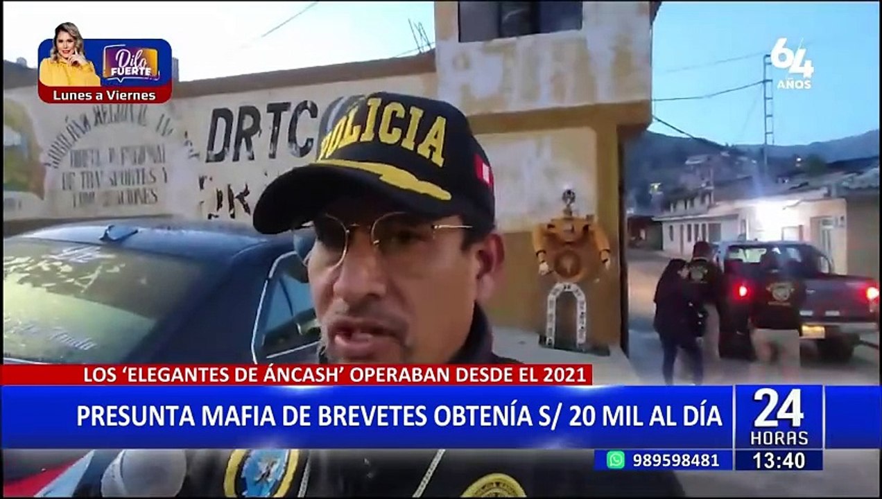 ¿Venta de licencias de conducir en Áncash? intervienen a funcionarios presuntamente implicados