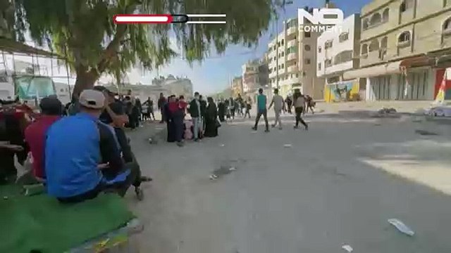 Milhares de palestinianos em fuga para o sul da Faixa de Gaza