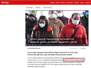 4 doz aşılı PROF. DR. ALİ KURT vefat etti