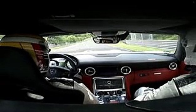 Feature: 2010 Mercedes-Benz SLS AMG Gullwing Nurburgring Hot Lap Video