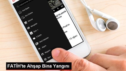 FATİH'te Ahşap Bina Yangını