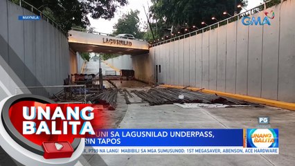 Pagkukumpuni sa Lagusnilad Underpass, hindi pa rin tapos | UB