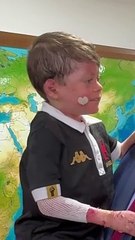 Lula da Silva e menino Guilherme