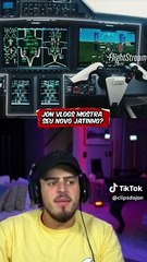 Jon vlogs mostra o jatinho dos seus sonhos