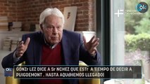 González dice a Sánchez que está a tiempo de decir a Puigdemont «hasta aquí hemos llegado»