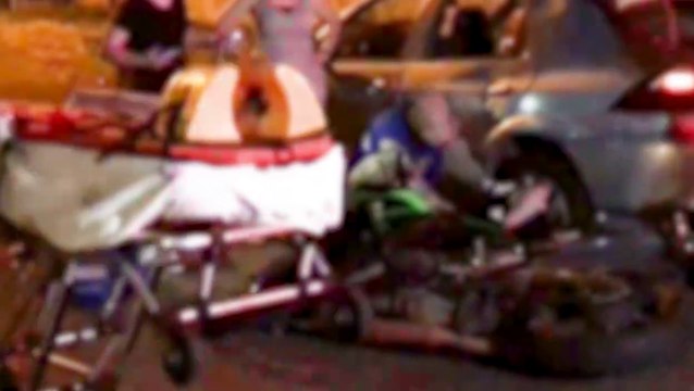 Condutor de moto fica ferido em acidente na Avenida Tito Muffato