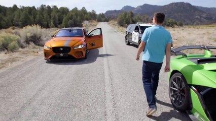 Scene Lift—Head 2 Head: the Alfa Romeo Giulia vs. Jaguar XE SV Project 8