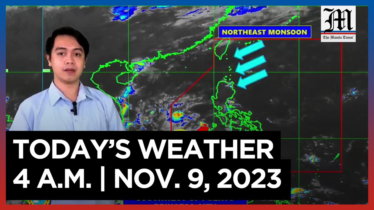 Today's Weather, 4 A.M. | Nov. 9, 2023