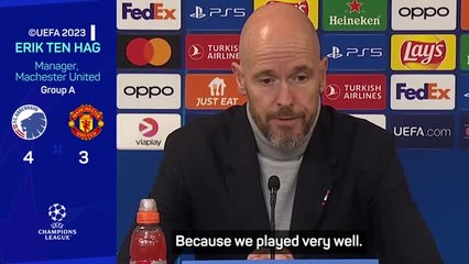 Tải video: Ten Hag blames refereeing errors as Manchester United implode to UCL defeat