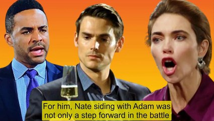 The Young And The Restless Spoilers Nate is Adam's spy - Victoria will take reve