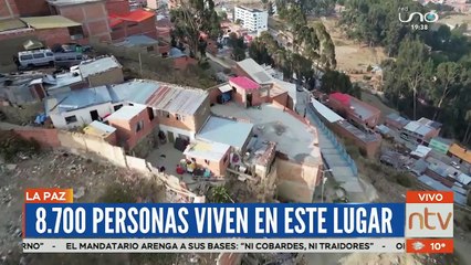 Dos zonas en riesgo de deslizamiento